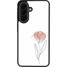 Coque Samsung Galaxy A37 - Silicone rigide noir Spring 23 minimalist flower