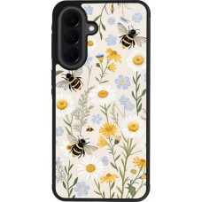 Coque Samsung Galaxy A37 - Silicone rigide noir Pattern bees Spring 2026