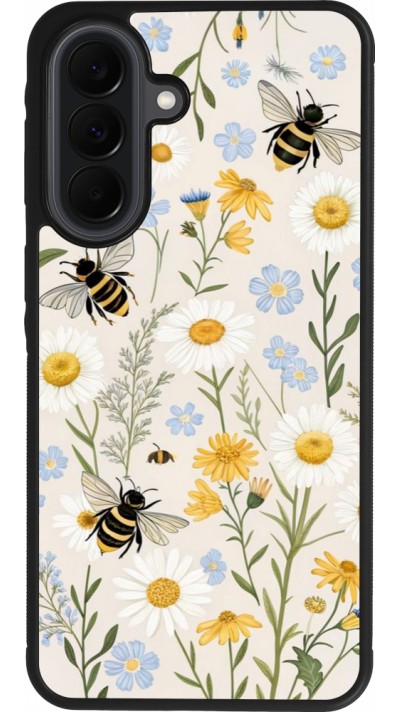 Coque Samsung Galaxy A37 - Silicone rigide noir Pattern bees Spring 2026