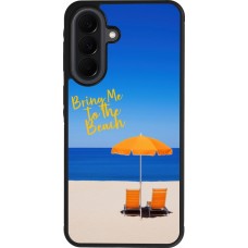 Coque Samsung Galaxy A37 - Silicone rigide noir Summer 2025 Bring me to the beach
