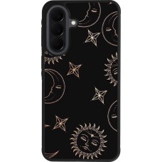 Coque Samsung Galaxy A37 - Silicone rigide noir Suns and Moons