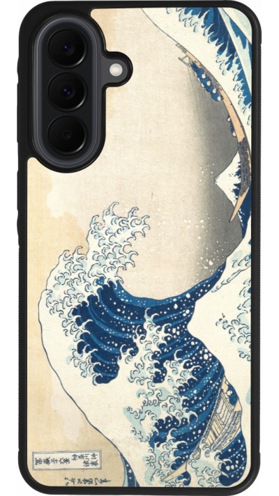 Coque Samsung Galaxy A37 - Silicone rigide noir Tableau art - La Grande Vague de Kanagawa - Hokusai