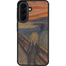 Coque Samsung Galaxy A37 - Silicone rigide noir Tableau art - Le Cri - Edvard Munch