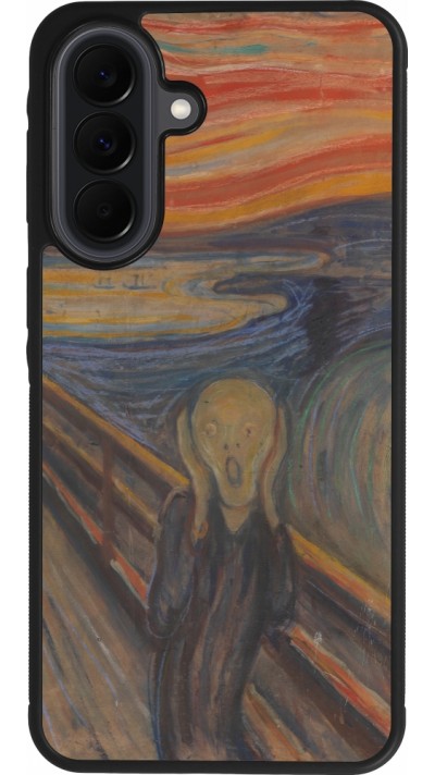 Coque Samsung Galaxy A37 - Silicone rigide noir Tableau art - Le Cri - Edvard Munch