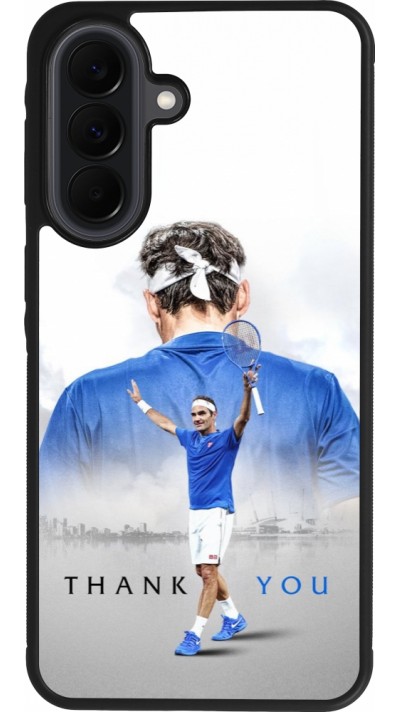Coque Samsung Galaxy A37 - Silicone rigide noir Thank you Roger