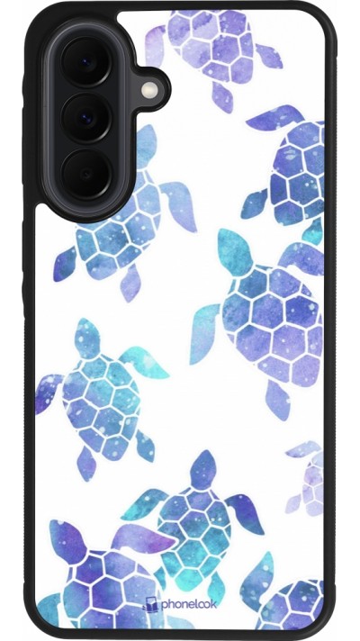 Coque Samsung Galaxy A37 - Silicone rigide noir Turtles pattern watercolor