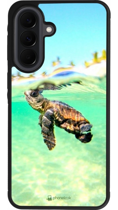 Coque Samsung Galaxy A37 - Silicone rigide noir Turtle Underwater