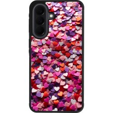 Coque Samsung Galaxy A37 - Silicone rigide noir Valentine 2025 Confetti