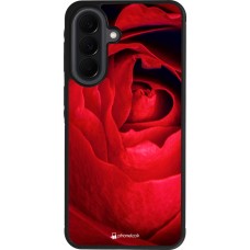 Coque Samsung Galaxy A37 - Silicone rigide noir Valentine 2022 Rose