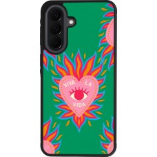 Coque Samsung Galaxy A37 - Silicone rigide noir Viva la vida 2026