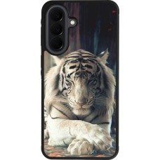 Coque Samsung Galaxy A37 - Silicone rigide noir Zen Tiger