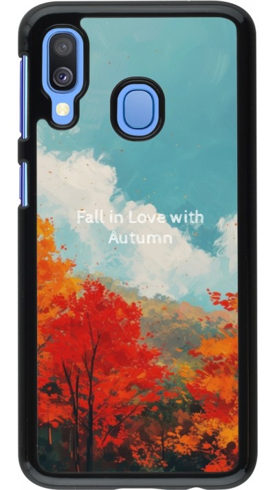 Coque Samsung Galaxy A40 - Autumn 25 Fall in love