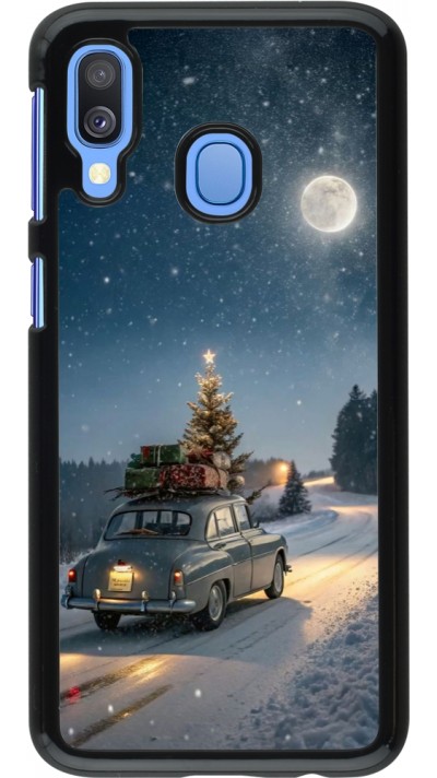 Coque Samsung Galaxy A40 - Christmas 25 Car with Tree Xmas