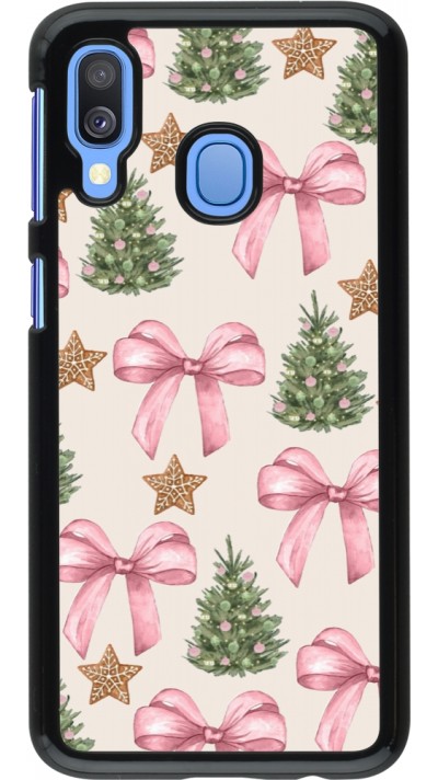 Coque Samsung Galaxy A40 - Christmas 25 Vintage Ribbons