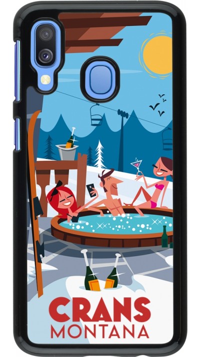 Coque Samsung Galaxy A40 - Crans-Montana Mountain Jacuzzi