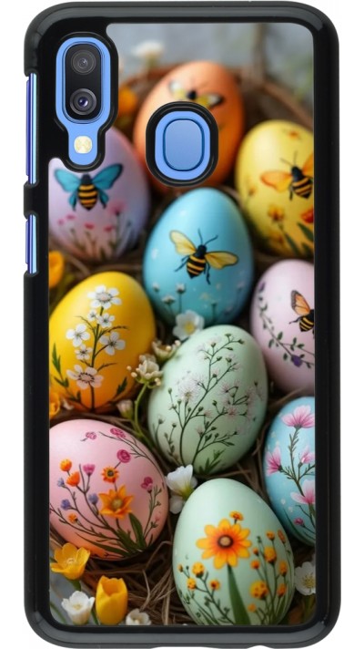 Coque Samsung Galaxy A40 - Easter 2026 Eggs with bees