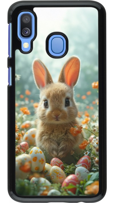 Coque Samsung Galaxy A40 - Easter 2026 Rabbit in the garden