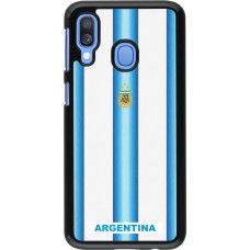 Coque Samsung Galaxy A40 - Maillot de football Argentine 2026 personnalisable