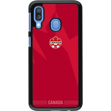 Coque Samsung Galaxy A40 - Maillot de football Canada 2026 personnalisable