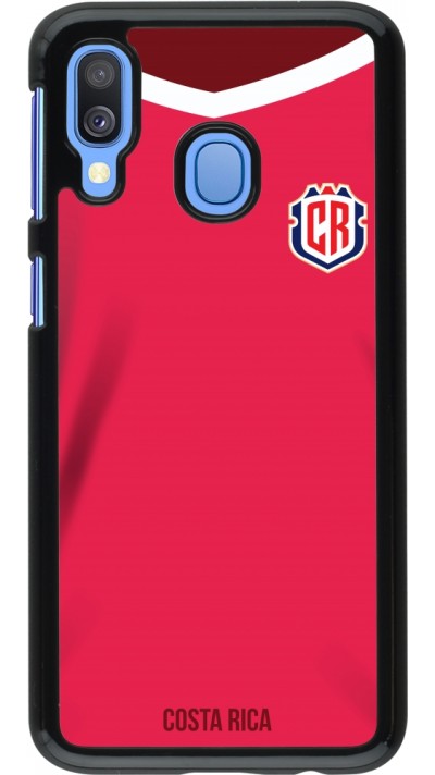 Coque Samsung Galaxy A40 - Maillot de football Costa Rica 2022 personnalisable