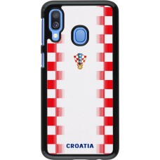 Coque Samsung Galaxy A40 - Maillot de football Croatie 2026 personnalisable