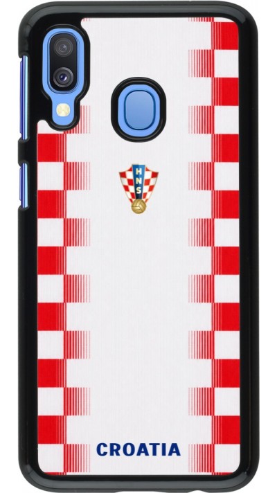 Coque Samsung Galaxy A40 - Maillot de football Croatie 2026 personnalisable