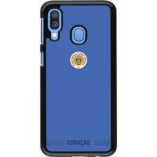 Coque Samsung Galaxy A40 - Maillot de football Curaçao 2026 personnalisable