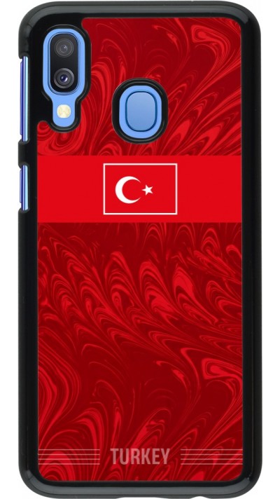 Coque Samsung Galaxy A40 - Maillot de football Turquie 2026 personnalisable