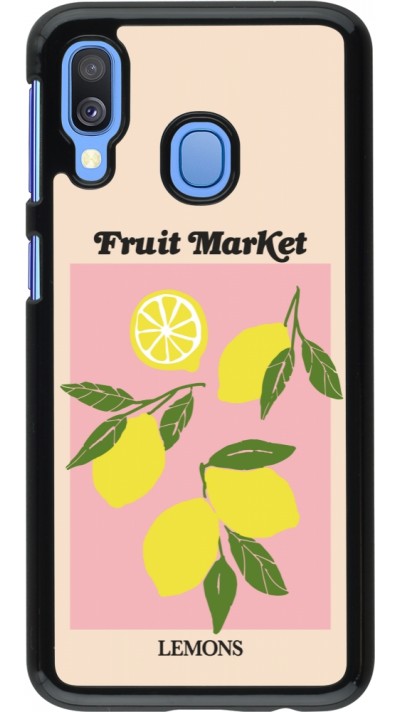 Coque Samsung Galaxy A40 - Fruit market lemons 2026