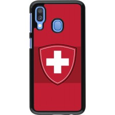 Coque Samsung Galaxy A40 - Hockey World Championship Ecusson Suisse