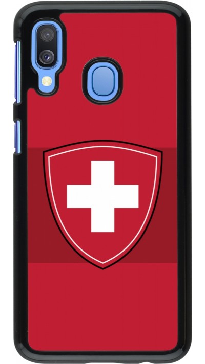 Coque Samsung Galaxy A40 - Hockey World Championship Ecusson Suisse