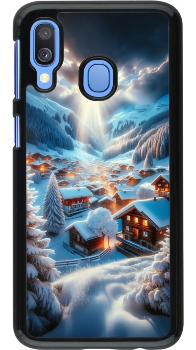 Coque Samsung Galaxy A40 - Mont Neige Lumière
