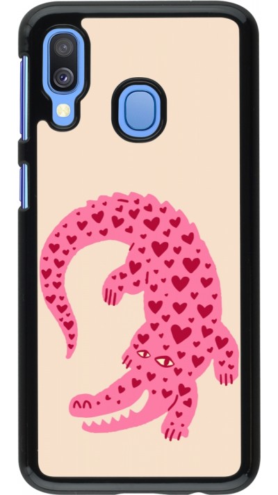 Coque Samsung Galaxy A40 - Pink crocodile 2026
