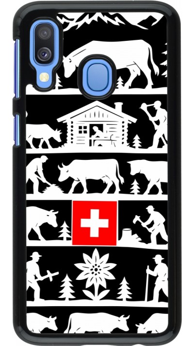 Samsung Galaxy A40 Case Hülle - Poya Schweiz 1 schwarz