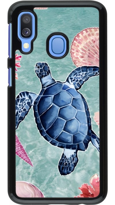Coque Samsung Galaxy A40 - Preppy Turtle