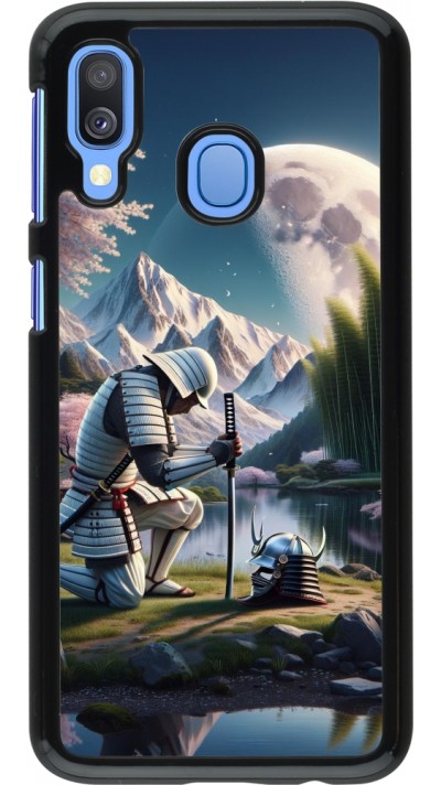 Coque Samsung Galaxy A40 - Samurai Katana Lune