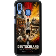 Coque Samsung Galaxy A40 - Football Allemagne splash 2026