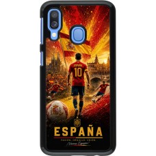 Coque Samsung Galaxy A40 - Football Espagne splash 2026