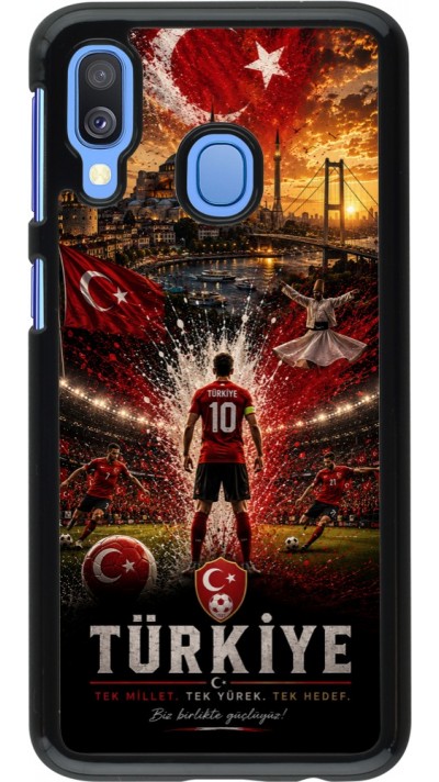 Coque Samsung Galaxy A40 - Football Turquie splash 2026