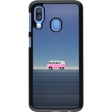 Samsung Galaxy A40 Case Hülle - Spring 23 pink bus