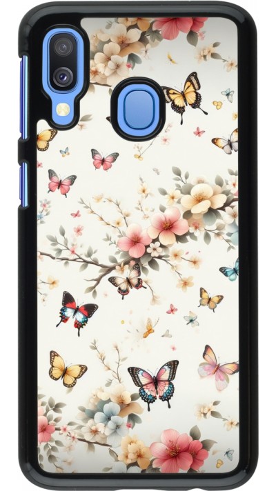 Coque Samsung Galaxy A40 - Spring 25 Papillons Légers