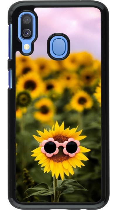 Coque Samsung Galaxy A40 - Sunflower with glasses 2026