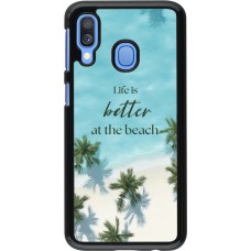 Coque Samsung Galaxy A40 - Summer 2025 Life is better at the beach