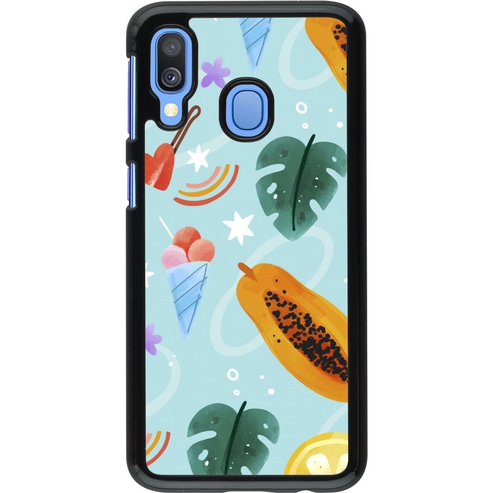 Coque Samsung Galaxy A40 - Summer 2025 Pattern papaya