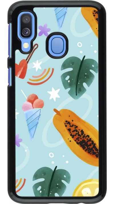 Coque Samsung Galaxy A40 - Summer 2025 Pattern papaya
