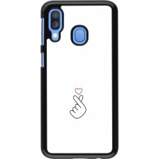 Samsung Galaxy A40 Case Hülle - Valentine 2024 heart by Millennials