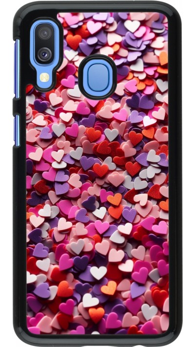 Coque Samsung Galaxy A40 - Valentine 2025 Confetti