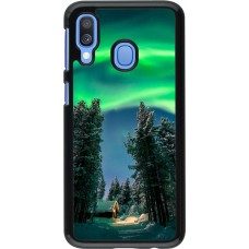 Coque Samsung Galaxy A40 - Winter 22 Northern Lights
