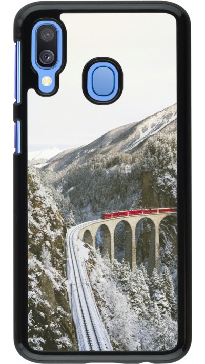 Coque Samsung Galaxy A40 - Winter 25 Winter polar express