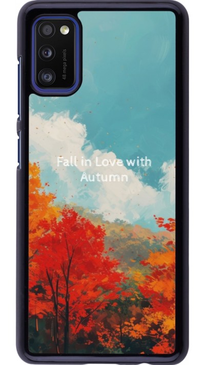 Samsung Galaxy A41 Case Hülle - Autumn 25 Fall in love